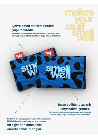 Smellwell Active Leopard Blue