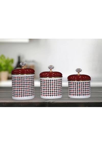 Forte Red Emaye Baharatlık Seti 12v