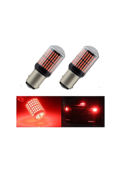 144 Ledli 93 Tek Duy Ampul Yüksek Kalite Kırmızı