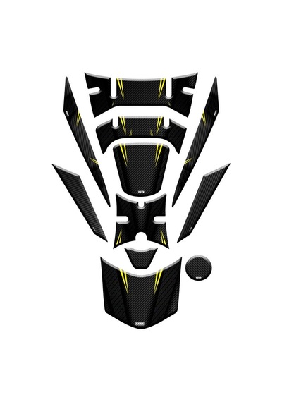 Honda Pcx 2018 - 2020 Uyumlu Tank Pad Set 013 Standart