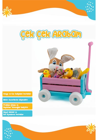 Çek Çek Arabam Pembe  / Urt046-002