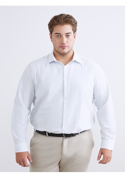 Lcw Busıness Mavi Regular Fit Uzun Kollu Poplin Erkek Gömlek