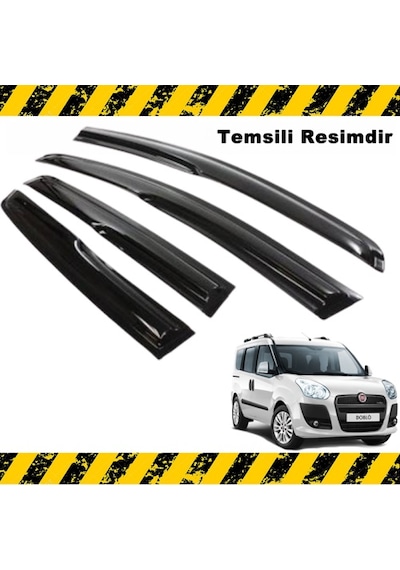 Fiat Doblo 2 Mügen Cam Rüzgarlığı 2010-2020 Arası 4 Lü Set N11.17093