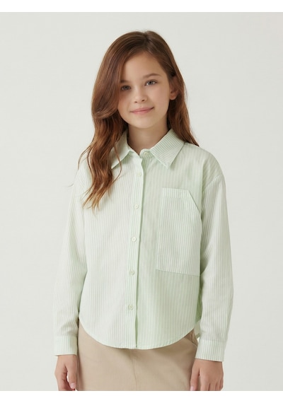 Xo Kids Kız Çocuk Gömlek 4-8 Yaş 38559 Mint