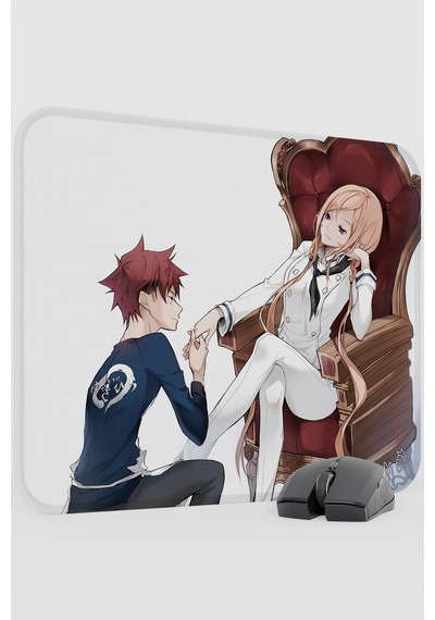 Food Wars Anime V4 - 48x40 Xl Gaming Kauçuk Kaymaz Taban Mouse Pad Fare Altlığı