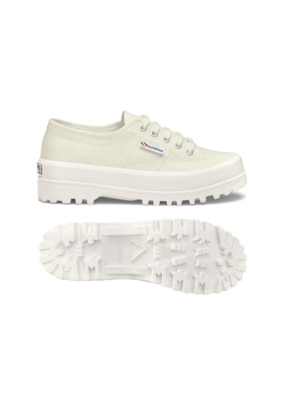 Superga 2555 Alpina Unisex Bej Bileksiz Sneaker Siyah