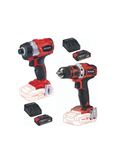 Einhell TE-CI 18 BL  Vidalama TE-CD 18/40 li Matkap 2x2.5ah Set