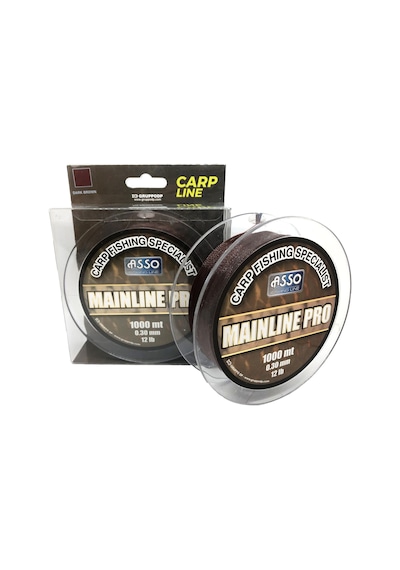 Asso Mainline Pro Special 0.40 Mm 1000m Dark Brown Sazan Misinası 20lbs Çeker 69132372