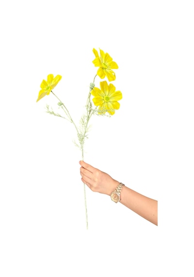 Yapay Çiçekçiniz Islak Dokulu 60 Cm Yapay Gelincik Çiçeği Gerçekçi Görünümlü Dekoratif Salon Ve Masa Çiçeği