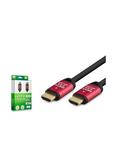 Hadron Hdx2038 Hdmı Kablo Pvc 4k Od8.0 3m Siyah Kdo