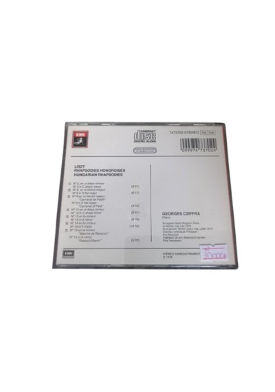 Lıszt Cd Rhapsodıes Hongroıses Czıffra
