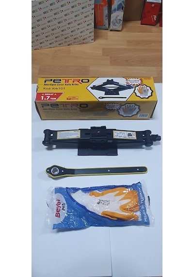Oto Cırcırlı Kriko Makaslı Tip 1.5 Ton Akordiyon