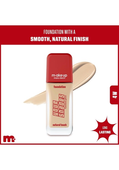 Make Up Maruderm Pürüzsüz Görünüm Sağlayan Yarı Mat Bitişli Uzun Süre Kalıcı Fondöten 4w 30 Ml Çok Renkli