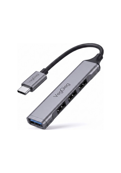 Veggieg 4 Portlu Type-c To Usb 3.0 + 3 Usb 2.0 Çoklayıcı Dönüştürücü Usb Hub