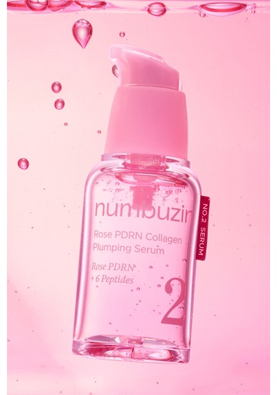 No.2 Rose Pdrn Collagen Plumping Serum - Dolgunlaştırıcı, Parlatıcı %5 Gül Pdrn, Peptitli Serum 30ml