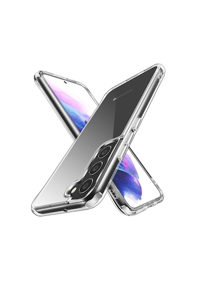 Zore Galaxy Uyumlu S22 Plus Kılıf Forst Kapak - Renksiz Renksiz