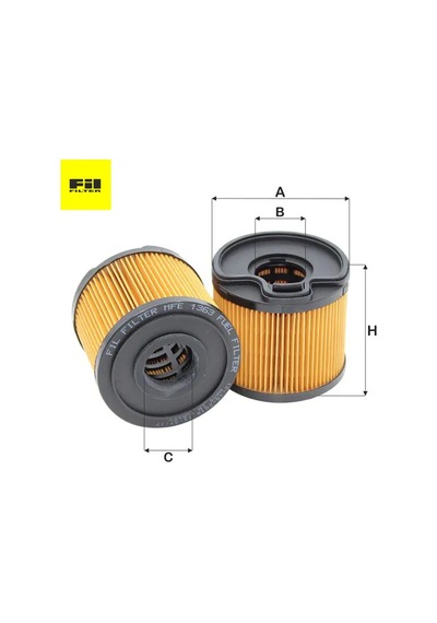 Mazot Filtresi 306-307-406-partner 2.0hdı/dw10td 1906.a1/ 1906.c5/ E148120/ Pu9 Fıl Fılter Mfe1363