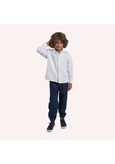 Panço Erkek Çocuk Kargo Cepli Denim Pantolon Lacivert 2421bk04026-4936 001