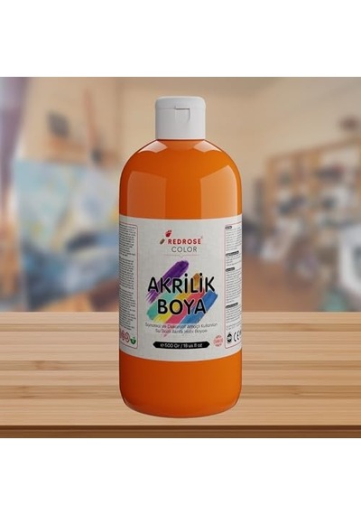 Turuncu Akrilik Boya 500 Gr