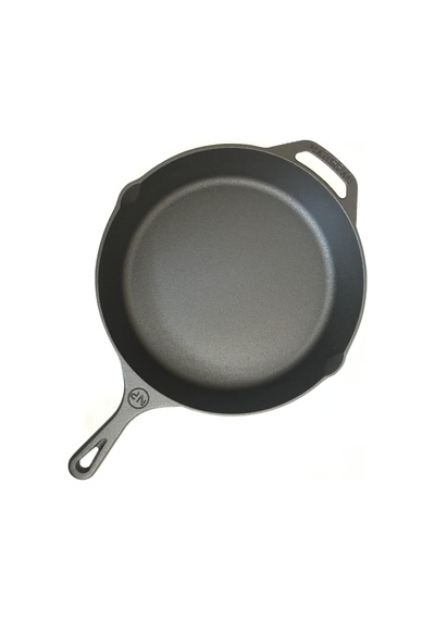Kaplamasız Gerçek Demir Döküm Tava 30 Cm Cast Iron Skillet Pre-seasoned12 Inch Siyah