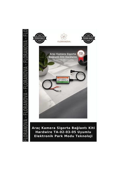 Araç Kamera Sigorta Bağlantı Kiti Hardwire Ta-02-03-05 Uyumlu Elektronik Park Modu Teknoloji