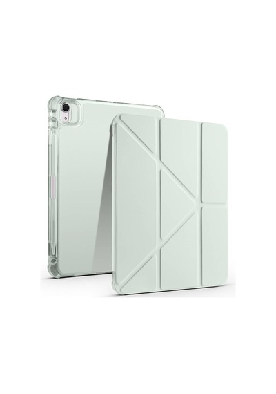 Apple Uyumlu iPad Air 11 2025 M3 Kılıf Zore Tri Folding Kalem Bölmeli Standlı Kılıf Kapaklı Kılıf
