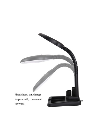 Esnek 5x /10x,40 Led Işıklı Büyüteç ,lamba Büyüteç Okuma, Çalışma Lehim Masa Lambası A808