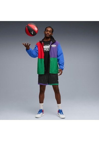 Puma Hoopaverse Jacket Erkek Yetişkin Rüzgarlık Yeşil