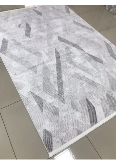 Merinos Halı Vista 76586 097 Serisi Triko Akrilik Salon Oturma Yatak Odası Halısı Gri