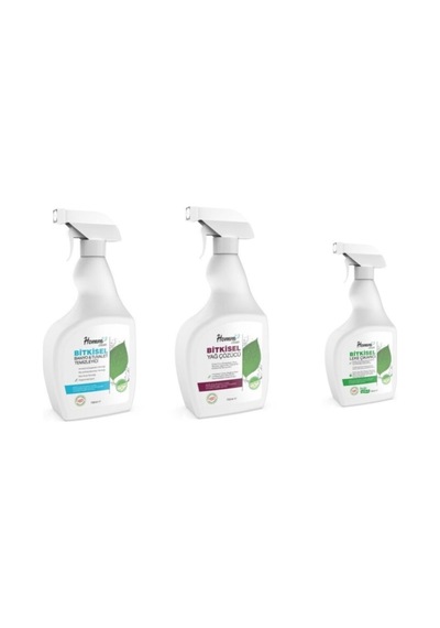 Homm Clean Leke Çıkarıcı & Yağ Çözücü & Banyo Tuvalet Temizleyici 3'Lü Set