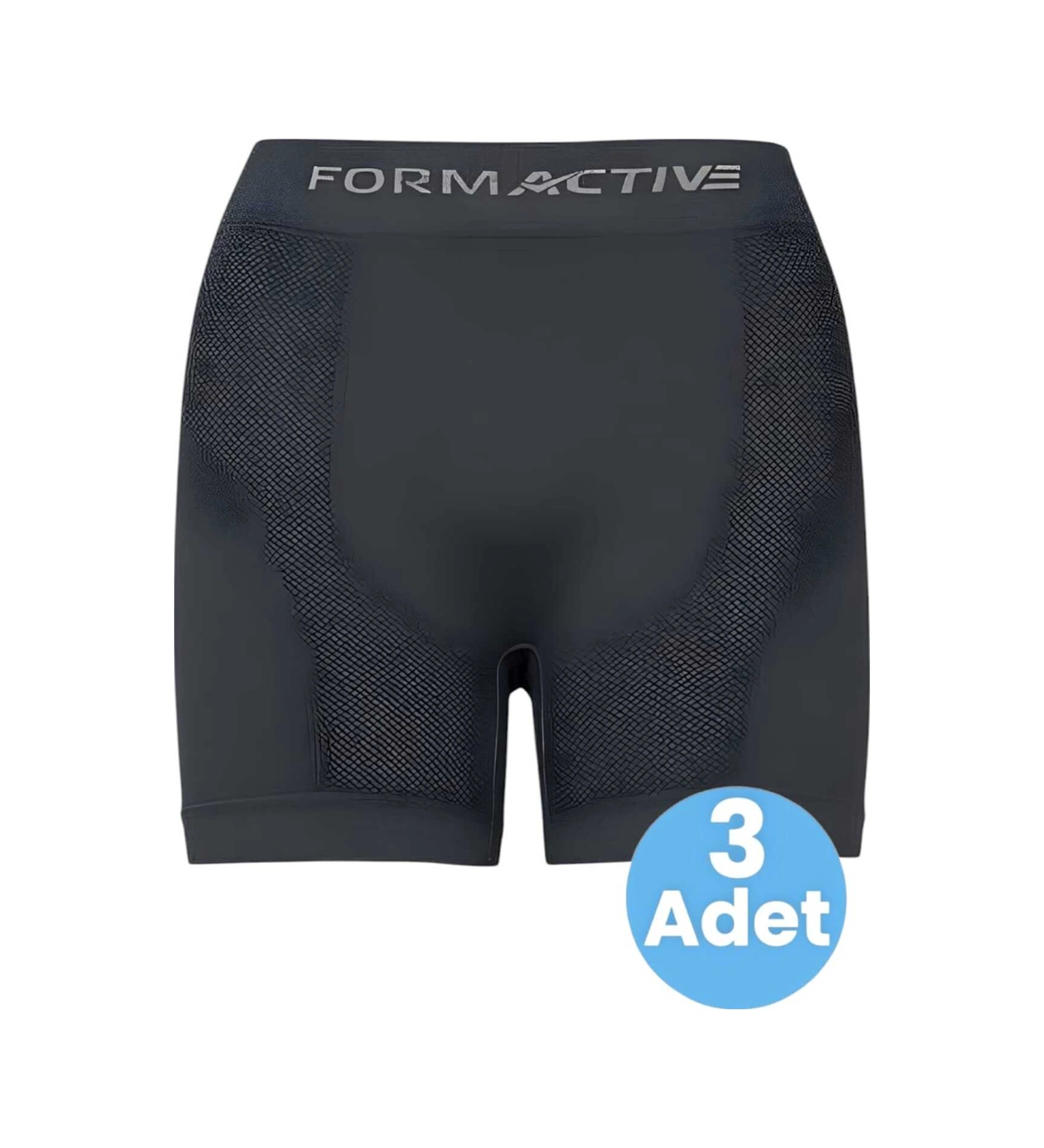 Tezzgelsin Erkek Dikişsiz/seamless Nefes Alabilen Boxer 3 Adet Füme