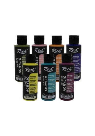 Rich Master Akrilik Boya 120 Cc Çilek Kırmızı Çilek Kırmızı