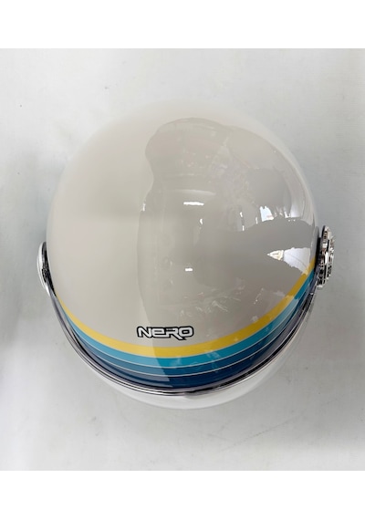 Nero Tk-06 Şefaf Vizörlü Yarım Açık Kask Parlak M1