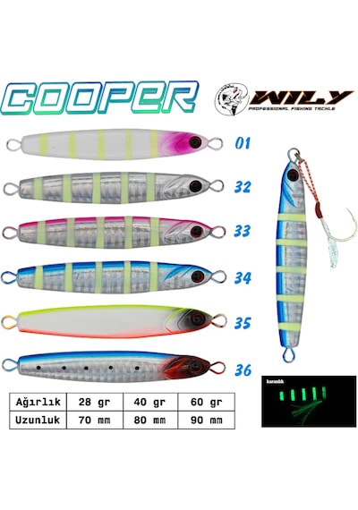 Wily Cooper Jig 40 Gr 80 Mm (511951051)