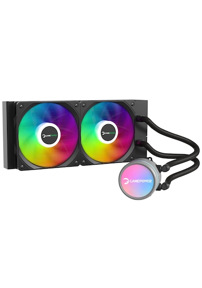 Gamepower Skadi V2 240 Argb 240mm Sıvı İşlemci Soğutucusu Am5 Ve