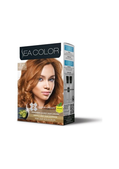 Sea Set Saç Boyası 7.43 Yoğun Parlak Bakır