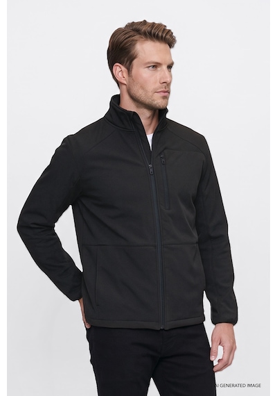 Wrangler Regular Fit Gömlek Yaka Cepli Erkek Ceket W2620015001 Siyah