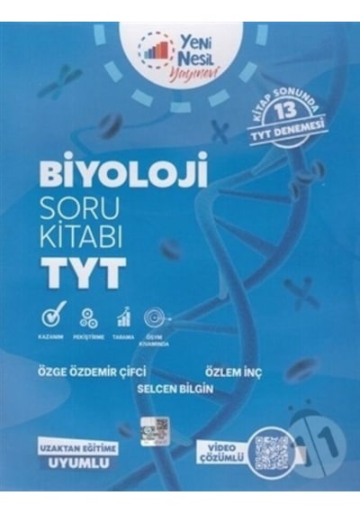 Yeni Nesil Tyt Biyoloji Soru Kitabı Yeni Nesil Yayınları