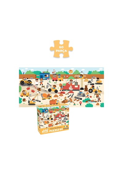 6 Farklı 60 Parça Çocuk Puzzle