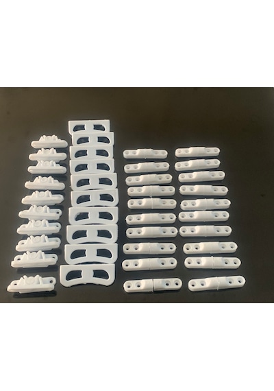 20 Pencere Sineklik Menteşesi 10 Tutamak 10 Çıtçıt Set