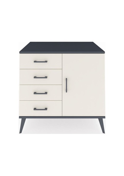 Kronos Şifonyer Tek Raflı 4 Çekmeceli Tek Kapaklı 88x59x80 Antrasit-aytaşı Aytaşı Kronos Şifonyer Tek Raflı 4 Çekmeceli Tek Kapaklı 88x59x80 Antrasit-aytaşı Aytaşı