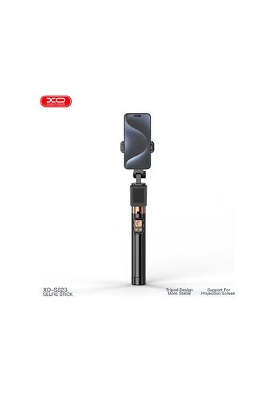 Delux Serisi Çekim Aracı Mobil Tutucu Kablosuz Alet Bluetooth Selfie Çubuğu - Tripod Ss23