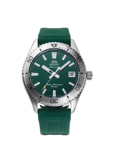 Orient Mako Ra-ac0q11e30b Otomatik Silikon Yeşil Safir Cam 20 Atm 40 Mm Erkek Kol Saati Gri