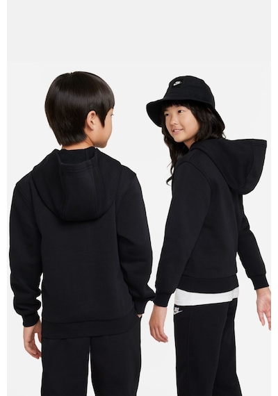 Nike Club Fleece Çocuk Kapüşonlu Sweatshirt Siyah Fd3000-010