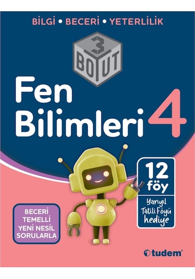 4 Sınıf Fen Bilimleri 3 Boyut Soru Bankası Tudem Yayınları