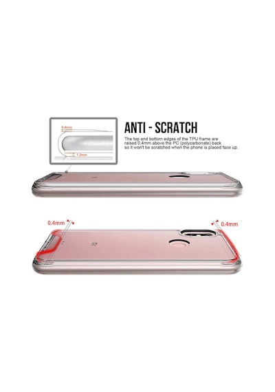 Xiaomi Redmi Note 6 Pro Kilif Seffaf Sararmaz Gard Silikon 391288267