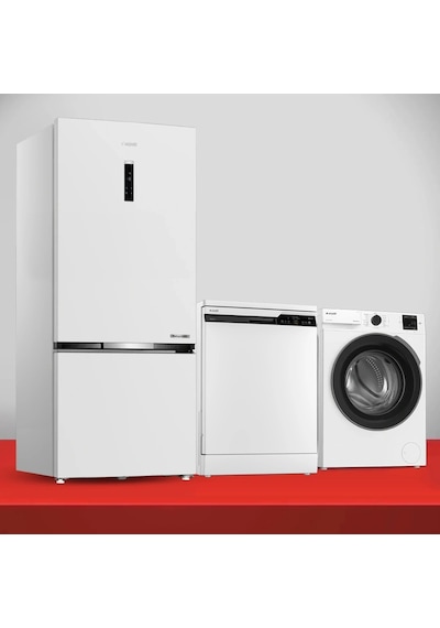 Arçelik 278550 EB Fit - 8100 MX - A 710 B Beyaz Flat Çeyiz Paketi