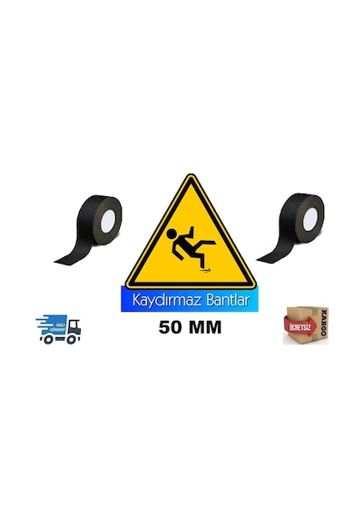 Merdiven Kaydırmaz Bant 50 Mm - Zemin Kaydırmaz Bant