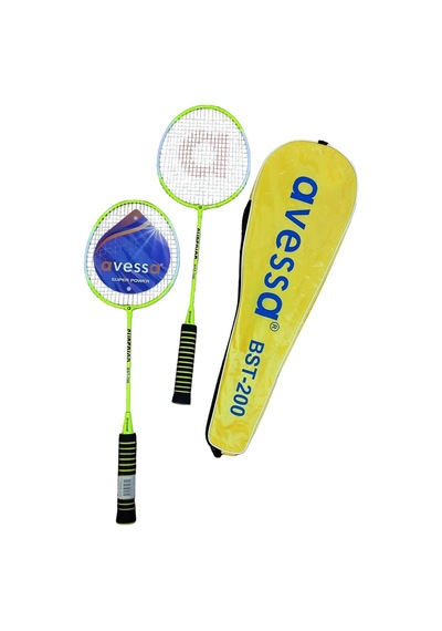 Premium Bst-200 Badmngton Raket Set Sarı Bahçe Hareket Tatil