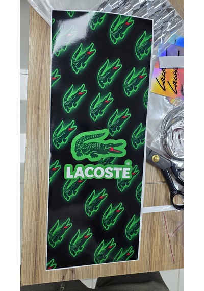 Direk Kaplama 20x50 Cm Kaliteli Baskı 2 Adet Lacoste